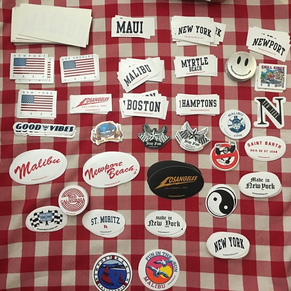 25 random brandy stickers